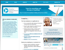 Tablet Screenshot of creativeorgdesign.com